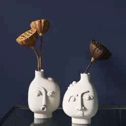 Vasen-KARE Design Vase Spherical Face Right 16Cm