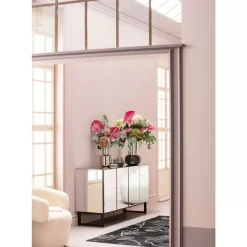 Vasen-KARE Design Vase Vesuv Schwarz 42Cm