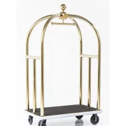 Kleinmöbel & Sonstiges-KARE Design Vip Gepackwagen Vegas Gold