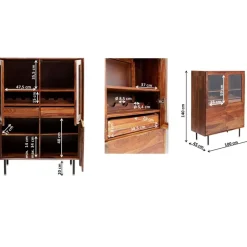 Regale-KARE Design Vitrine Ravello 100
