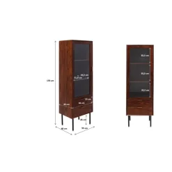 Regale-KARE Design Vitrine Ravello 170X55