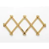 Kleinmöbel & Sonstiges-KARE Design Wandgarderobe Crossing Gold 9(+71)Cm