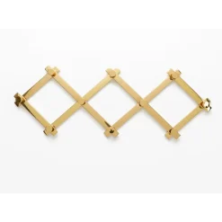 Kleinmöbel & Sonstiges-KARE Design Wandgarderobe Crossing Gold 9(+71)Cm