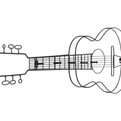 Kleinmöbel & Sonstiges-KARE Design Wandgarderobe Guitar 81Cm
