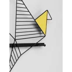 Kleinmöbel & Sonstiges-KARE Design Wandgarderobe Origami Bird 114Cm