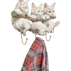 Kleinmöbel & Sonstiges-KARE Design Wandhaken Three Mini Cats
