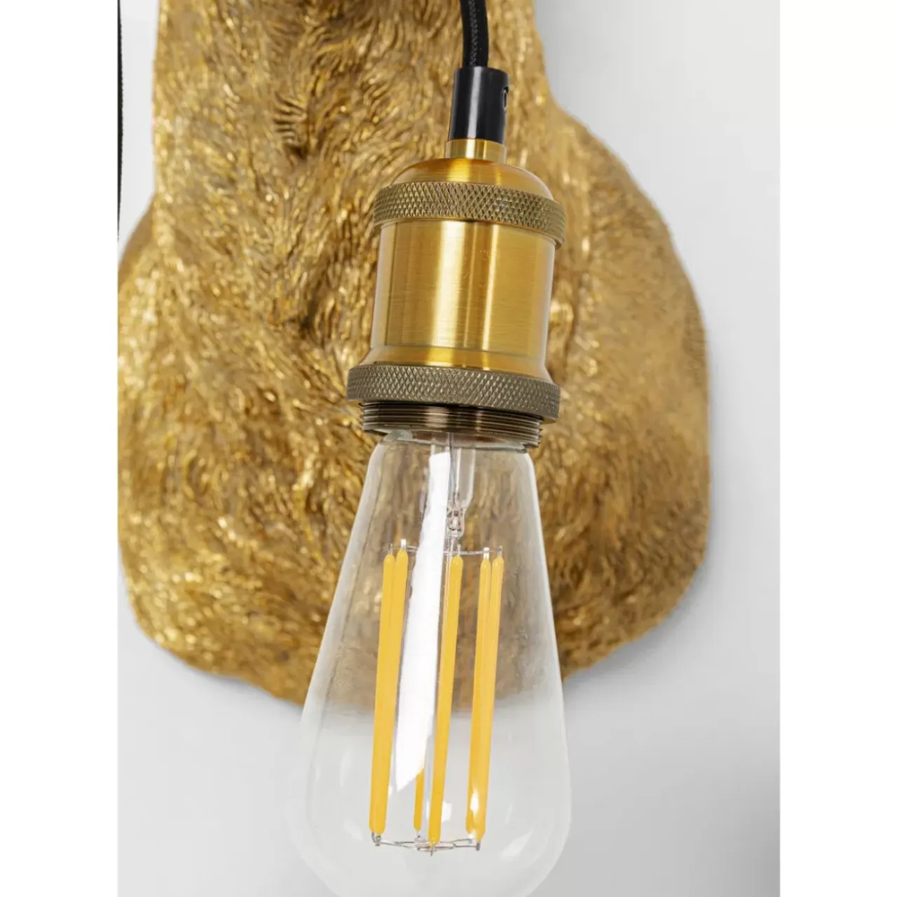 Wandleuchten-KARE Design Wandleuchte Animal Goat Gold 45X74Cm