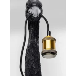 Wandleuchten-KARE Design Wandleuchte Animal Heron Schwarz 26X62Cm