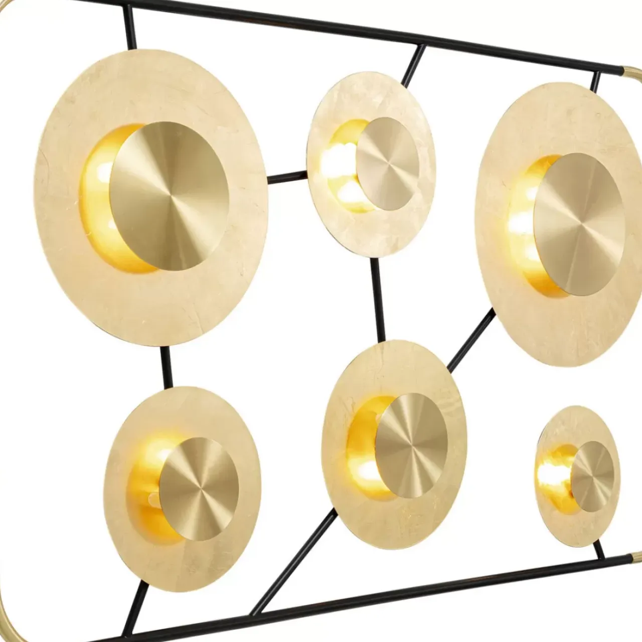 Wandleuchten-KARE Design Wandleuchte Disc 6Er