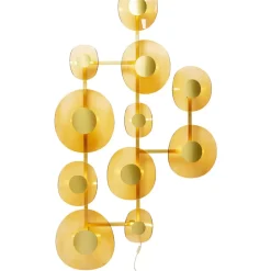 Wandleuchten-KARE Design Wandleuchte Mariposa Brass 116X198Cm