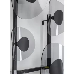 Wandleuchten-KARE Design Wandleuchte Mariposa Schwarz Smoke 116X198Cm