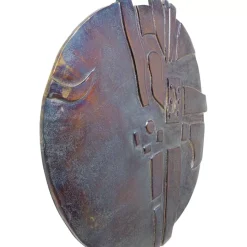 Bilder-KARE Design Wandobjekt Kala Antique Anthrazit O45Cm