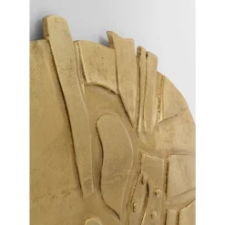 Bilder-KARE Design Wandobjekt Kala Antique Gold O60Cm