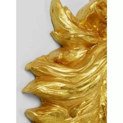 Bilder-KARE Design Wandobjekt Lion Head Gold 90X100Cm