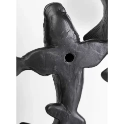 Bilder-KARE Design Wandobjekt School Of Koi Schwarz O160Cm