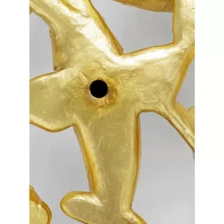 Bilder-KARE Design Wandobjekt School Of Koi Gold O160Cm