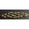 Bilder-KARE Design Wandobjekt School Of Tuna Gold 181X41Cm