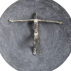 Bilder-KARE Design Wandobjekt Umano Silber O60Cm