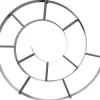 Regale-KARE Design Wandregal Snail Silver Grau