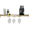 Regale-KARE Design Wandregal Treviso Gold 120X10Cm