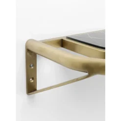 Regale-KARE Design Wandregal Treviso Gold 120X10Cm