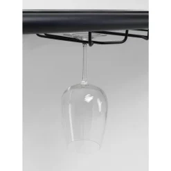 Regale-KARE Design Wandregal Treviso Schwarz 120X10Cm