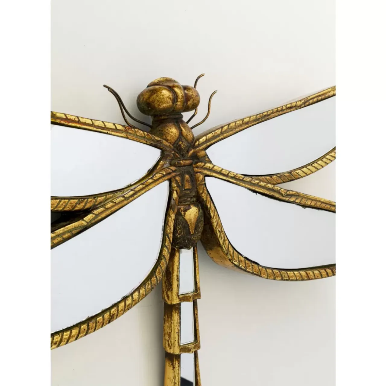 Bilder-KARE Design Wandschmuck Dragonfly Mirror 45Cm