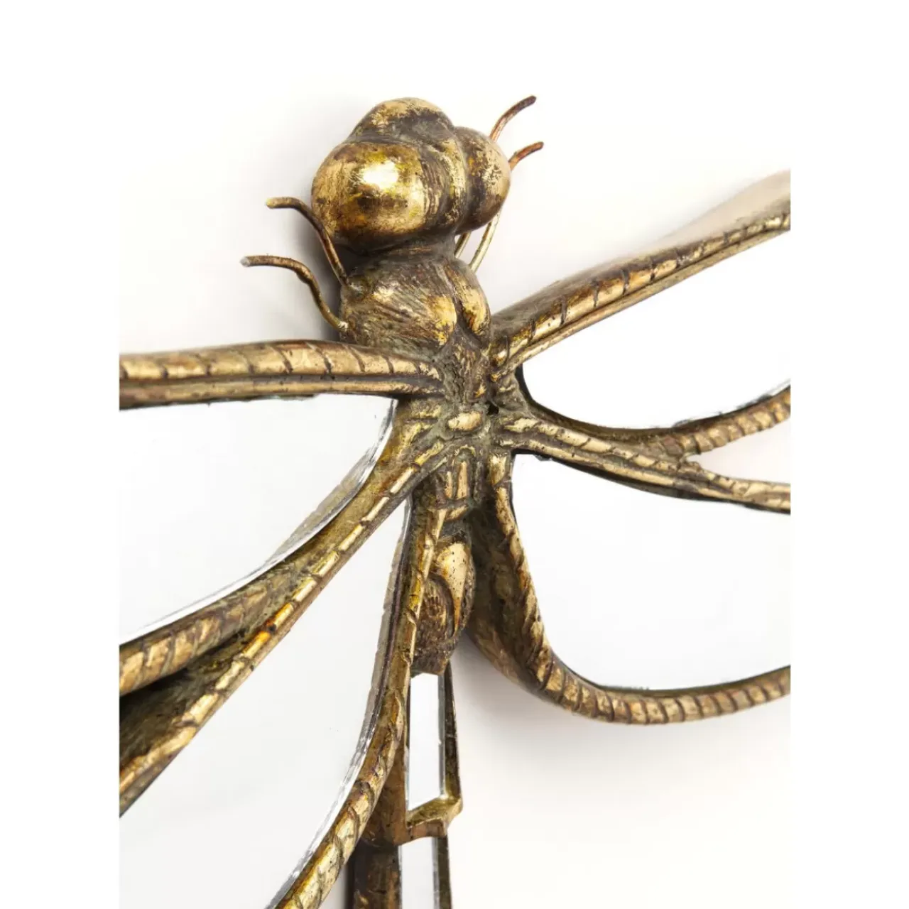 Bilder-KARE Design Wandschmuck Dragonfly Mirror 35Cm