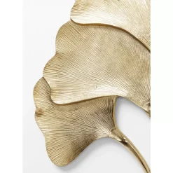 Bilder-KARE Design Wandschmuck Ginkgo Gold Gros