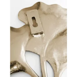 Bilder-KARE Design Wandschmuck Ginkgo Gold Klein