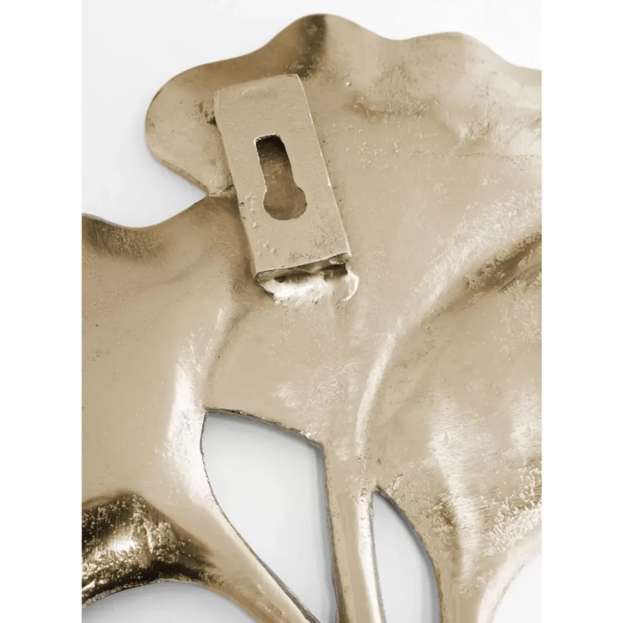 Bilder-KARE Design Wandschmuck Ginkgo Gold Klein