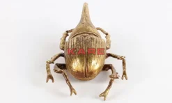 Bilder-KARE Design Wandschmuck Herkules Beetle Gold