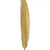 Bilder-KARE Design Wandschmuck Leaf Gold 196
