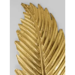Bilder-KARE Design Wandschmuck Leaf Gold 196