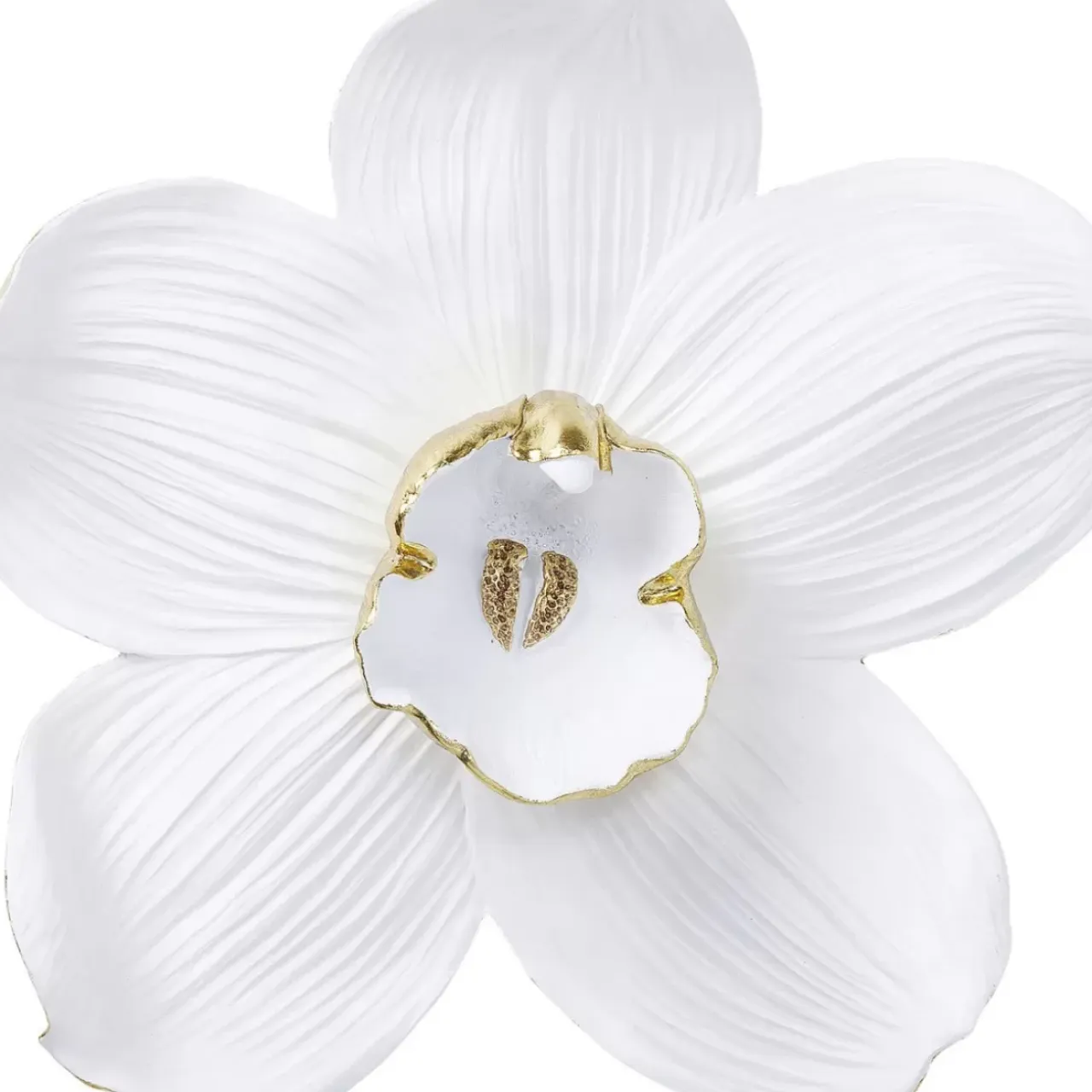 Bilder-KARE Design Wandschmuck Orchid Weis 54Cm