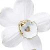 Bilder-KARE Design Wandschmuck Orchid Weis 25Cm