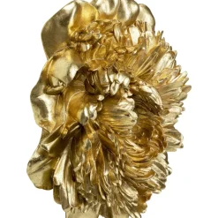 Bilder-KARE Design Wandschmuck Peony Gold