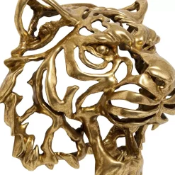 Bilder-KARE Design Wandschmuck Tiger Gold