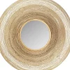 Spiegel-KARE Design Wandspiegel Gold Wire O61Cm