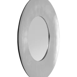 Spiegel-KARE Design Wandspiegel Planet Silber O108Cm