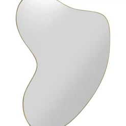 Spiegel-KARE Design Wandspiegel Shape Brass 110X120Cm