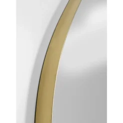 Spiegel-KARE Design Wandspiegel Shape Brass 110X120Cm