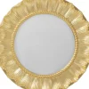 Spiegel-KARE Design Wandspiegel Sun Ray Gold O84Cm