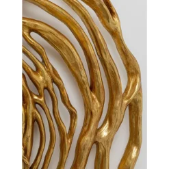 Spiegel-KARE Design Wandspiegel Twiggy Gold O121Cm