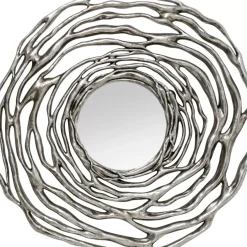 Spiegel-KARE Design Wandspiegel Twiggy Silber O121Cm