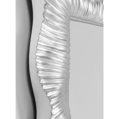 Spiegel-KARE Design Wandspiegel Wavy Silber 94X124Cm