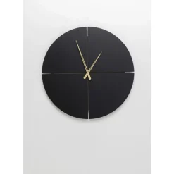 Uhren-KARE Design Wanduhr Andrea Schwarz O60Cm