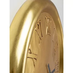 Uhren-KARE Design Wanduhr Big Drop Gold 92X127Cm