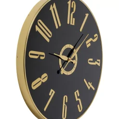 Uhren-KARE Design Wanduhr Casino Schwarz O76Cm