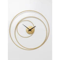 Uhren-KARE Design Wanduhr Circular Gold O74Cm